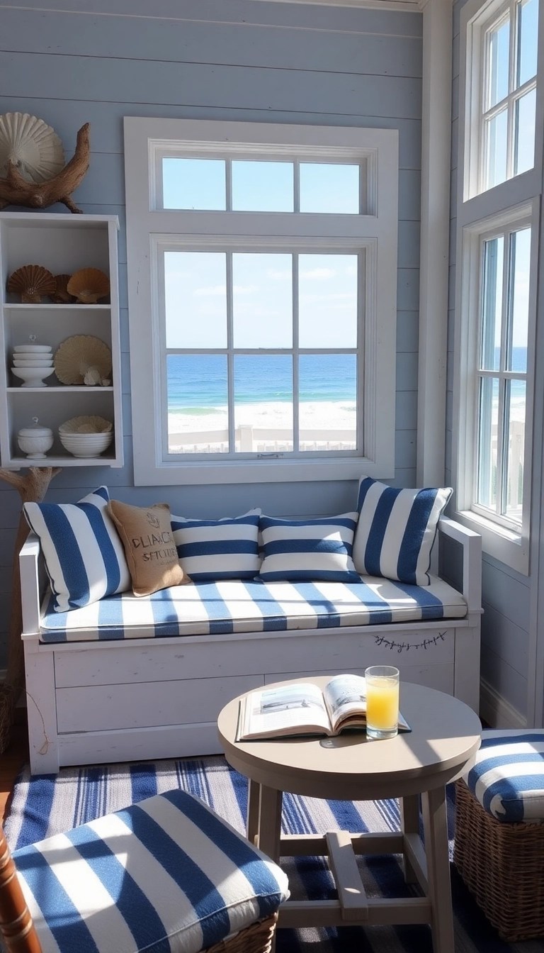 12 Dreamy Reading Nooks You'll Wish You Could Dive Into Right Now! - 3. The Nautical Nook