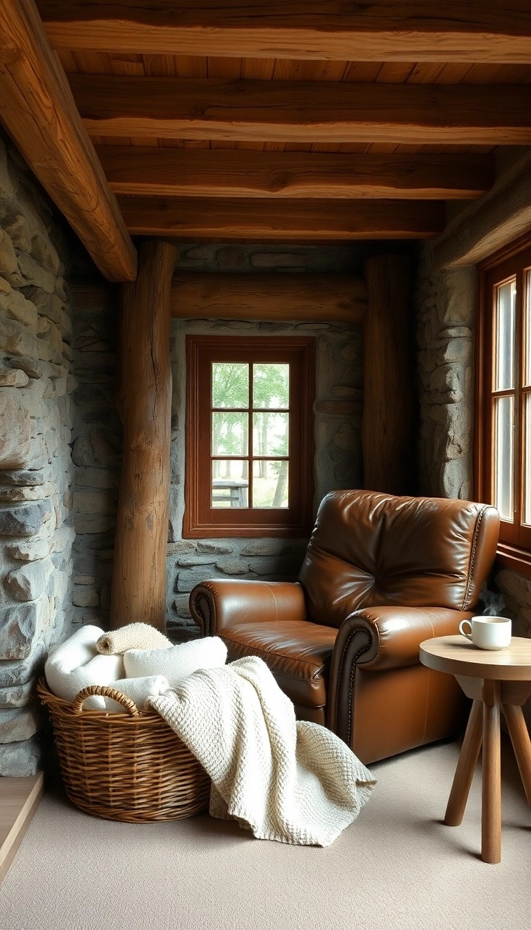 12 Dreamy Reading Nooks You'll Wish You Could Dive Into Right Now! - 7. The Rustic Charm