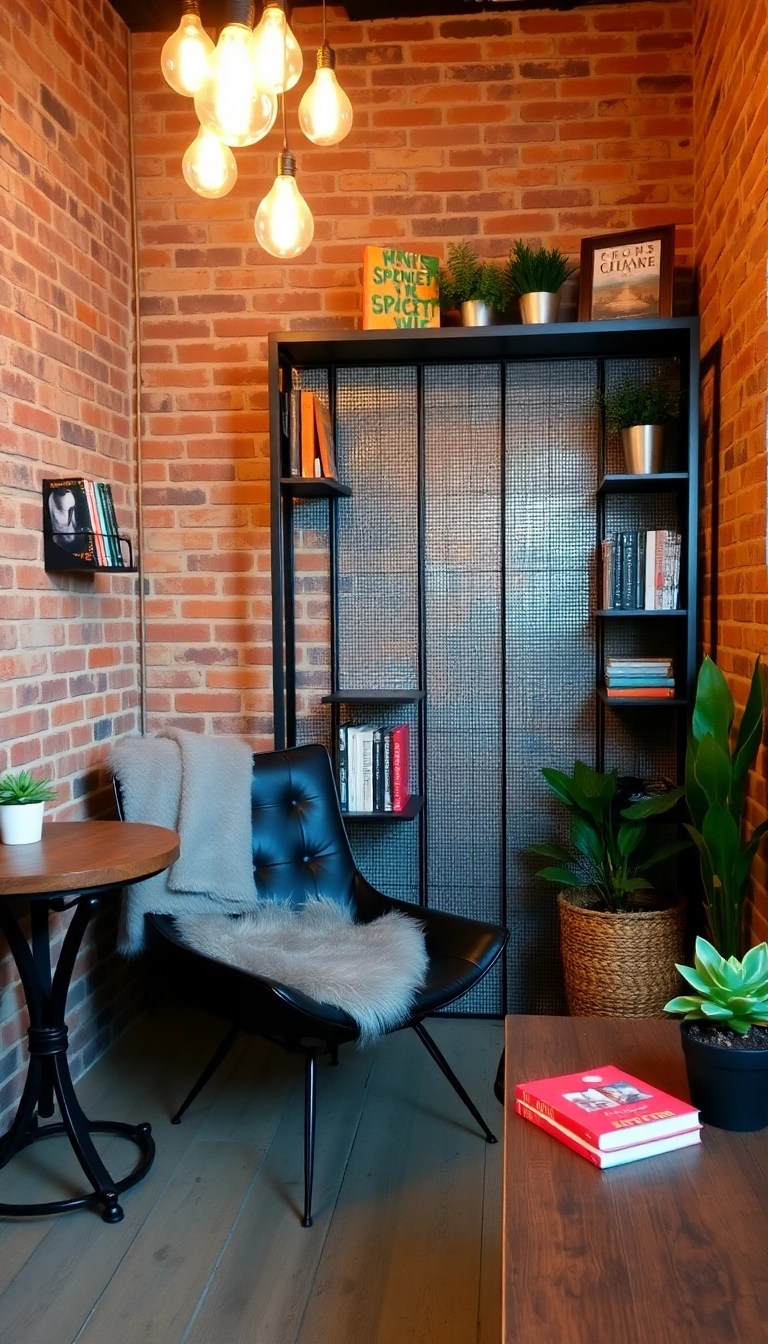 12 Dreamy Reading Nooks You'll Wish You Could Dive Into Right Now! - 9. The Industrial Chic
