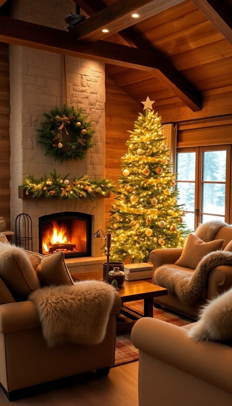 12 Stunning European Christmas Decor Ideas That Will Transform Your Home into a Winter Wonderland! - 6. Cozy Alpine Retreat