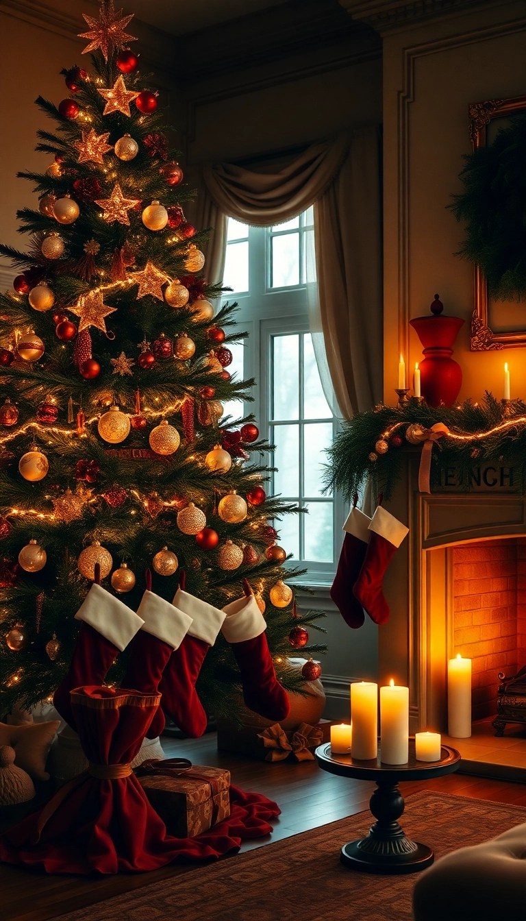 12 Stunning European Christmas Decor Ideas That Will Transform Your Home into a Winter Wonderland! - 8. Vintage Victorian Elegance