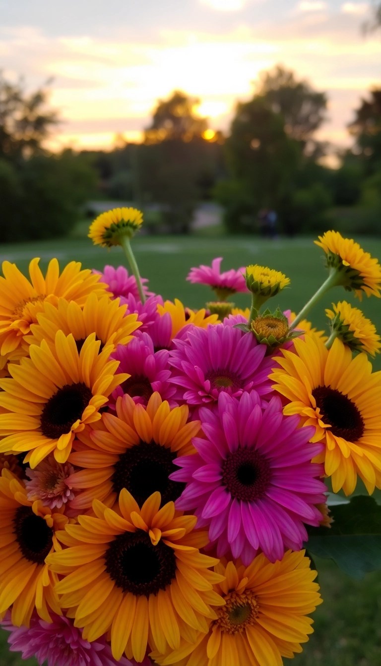 12 Wedding Flower Color Palettes That Will Leave You Breathless (Find Your Perfect Match at #5!) - 10. Warm Sunset Hues