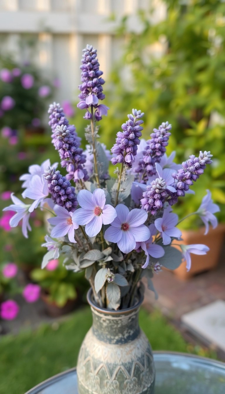 12 Wedding Flower Color Palettes That Will Leave You Breathless (Find Your Perfect Match at #5!) - 4. Soft Lavender and Grey