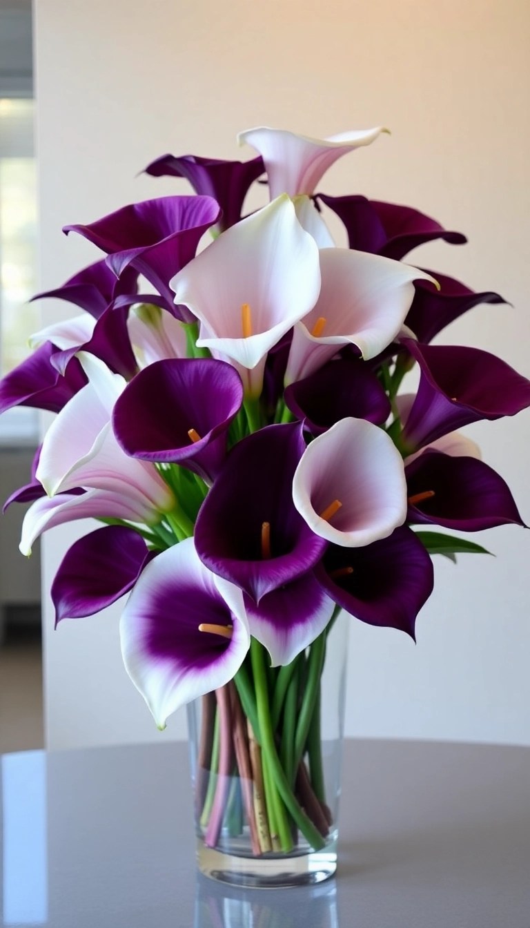 14 Gorgeous Winter Wedding Flower Ideas That Will Take Your Breath Away! - 14. Bold Calla Lilies