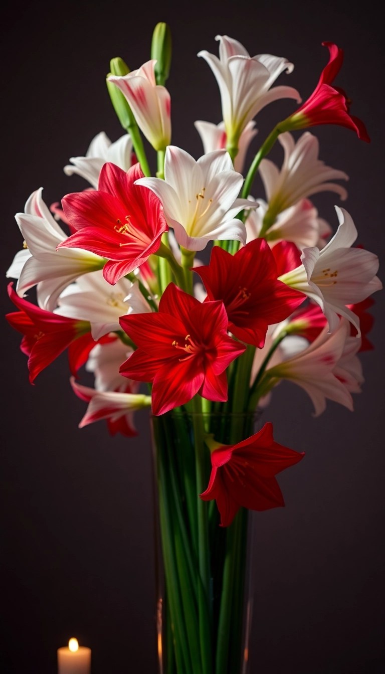 14 Gorgeous Winter Wedding Flower Ideas That Will Take Your Breath Away! - 5. Amaryllis Blooms