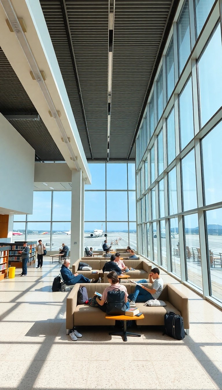 15 Coolest Libraries Around the World That Will Leave You Speechless! - 9. The Kansai International Airport Library, Japan