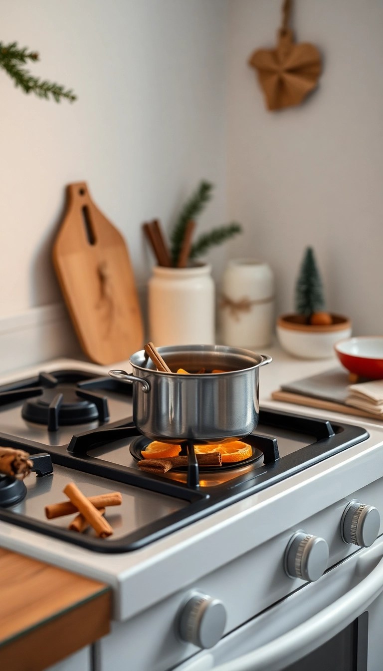 15 Minimalist Christmas Decor Ideas That’ll Make Your Holiday Shine Bright! - 15. Simple Holiday Scent