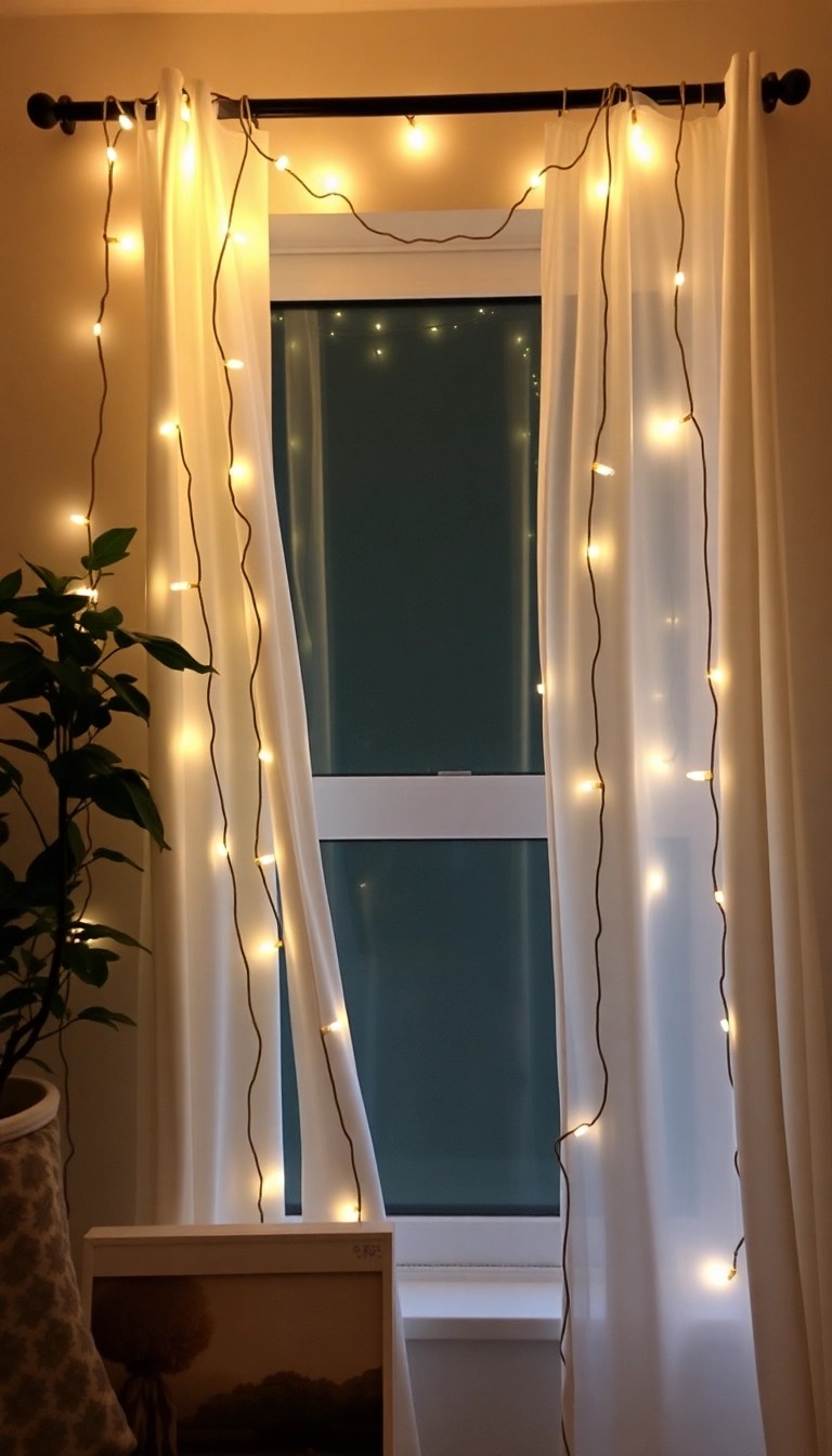 15 Minimalist Christmas Decor Ideas That’ll Make Your Holiday Shine Bright! - 7. String Lights