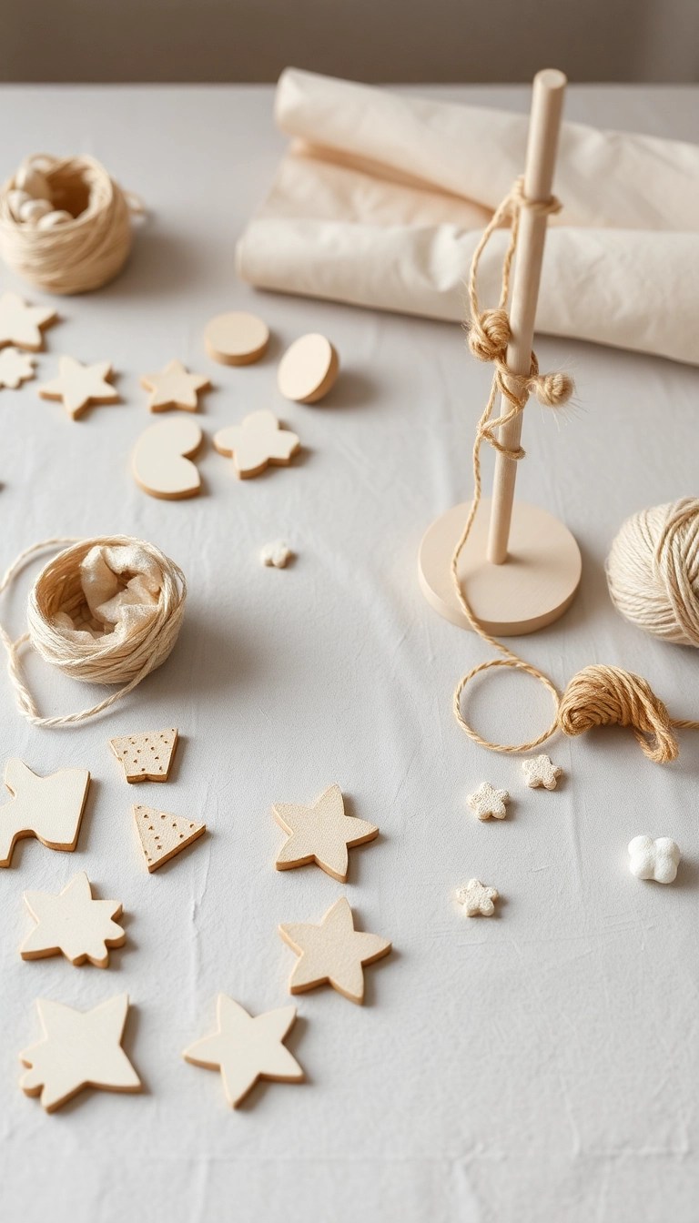 15 Minimalist Christmas Decor Ideas That’ll Make Your Holiday Shine Bright! - 9. DIY Ornaments