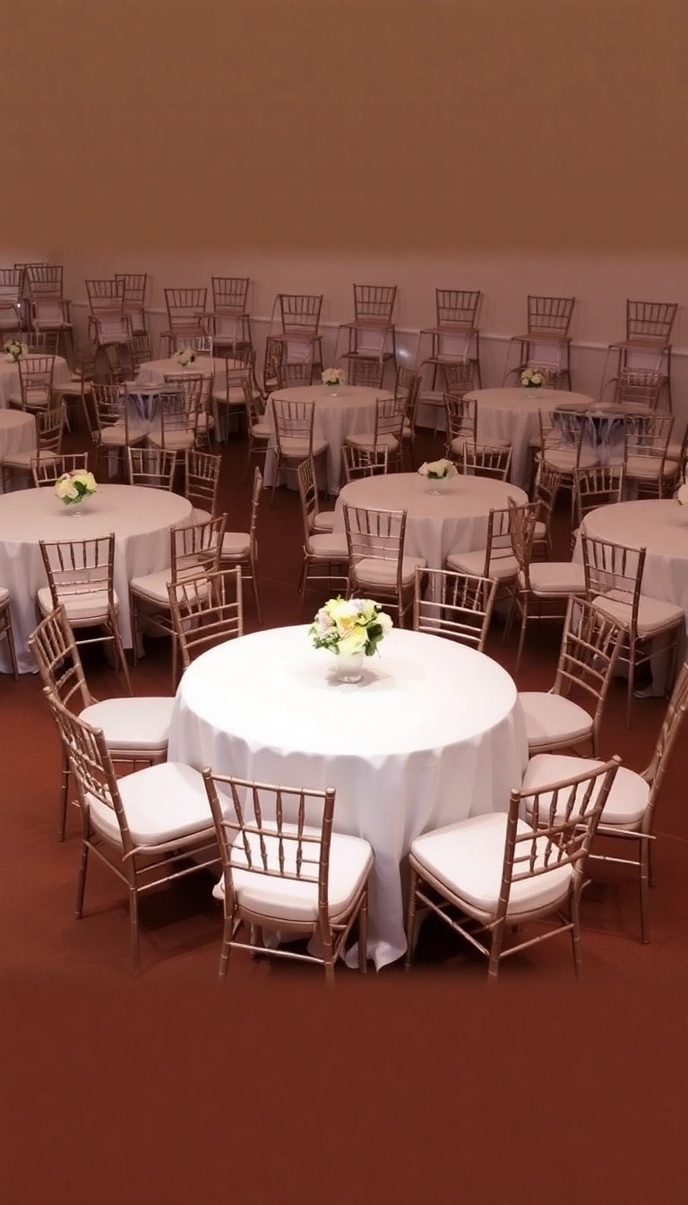 15 Stunning Minimalist Wedding Decor Ideas That Will Leave You Breathless! - 10. Unique Seating Arrangements
