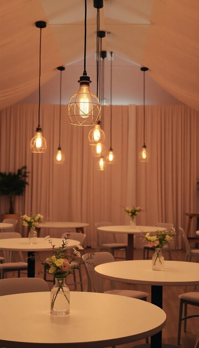 15 Stunning Minimalist Wedding Decor Ideas That Will Leave You Breathless! - 13. Thoughtful Lighting