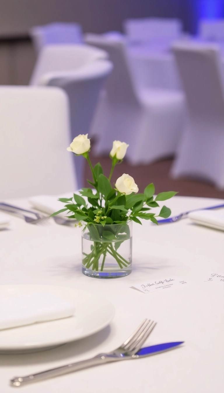 15 Stunning Minimalist Wedding Decor Ideas That Will Leave You Breathless! - 2. Minimalist Floral Arrangements