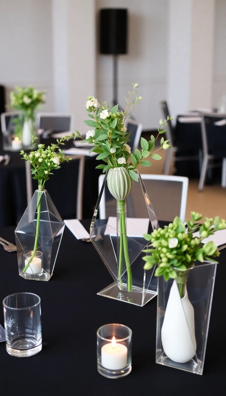 15 Stunning Minimalist Wedding Decor Ideas That Will Leave You Breathless! - 4. Geometric Accents