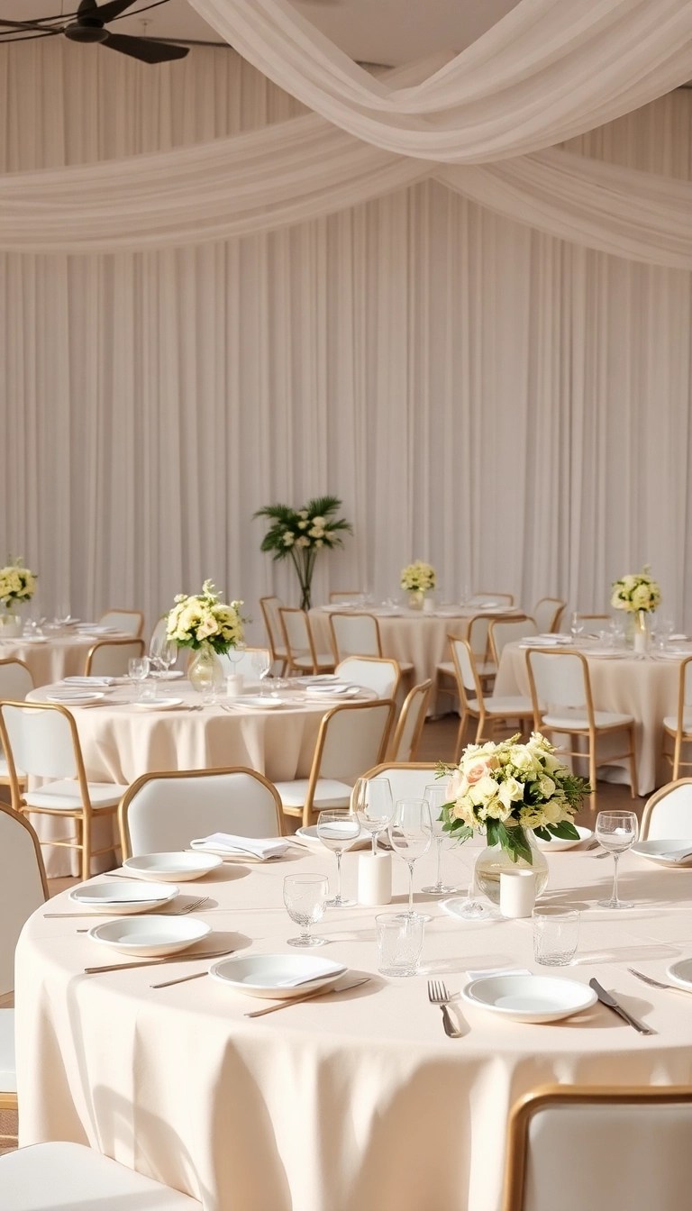 15 Stunning Minimalist Wedding Decor Ideas That Will Leave You Breathless! - 5. Neutral Color Palette