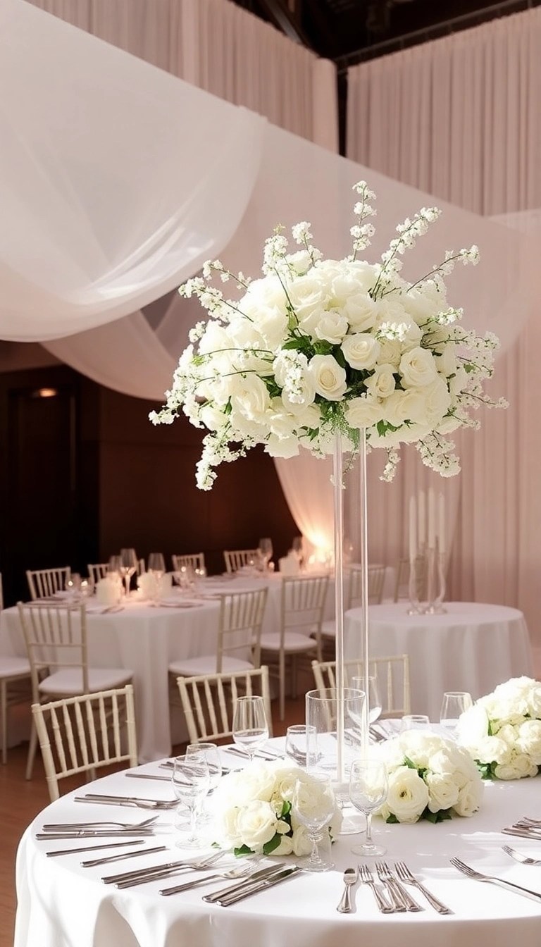15 Stunning Minimalist Wedding Decor Ideas That Will Leave You Breathless! - 8. Monochromatic Themes