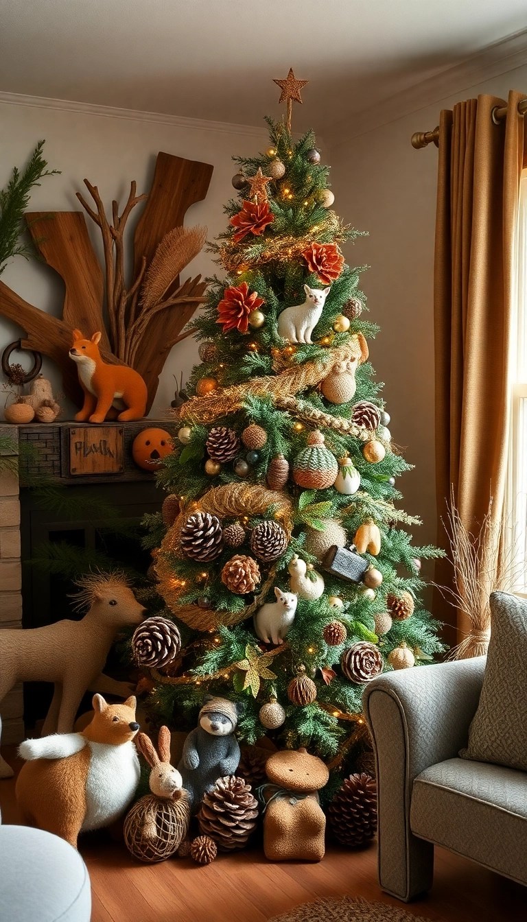 18 Over-the-Top Christmas Themes That Will Make Your Friends Green with Envy! - Magical Woodland Christmas