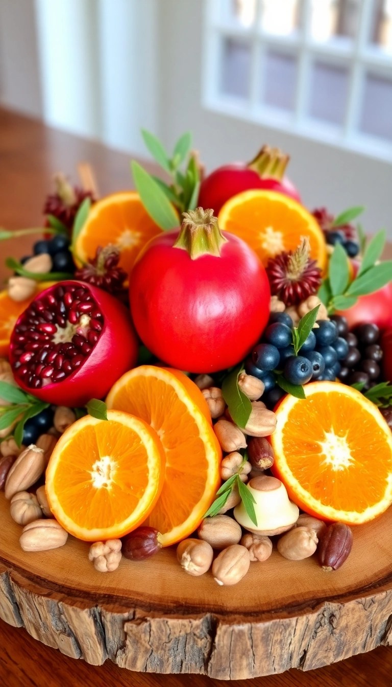 19 Bold Table Centerpieces That Will Wow Your Holiday Guests (You’ll Love #5!) - 9. Edible Centerpieces