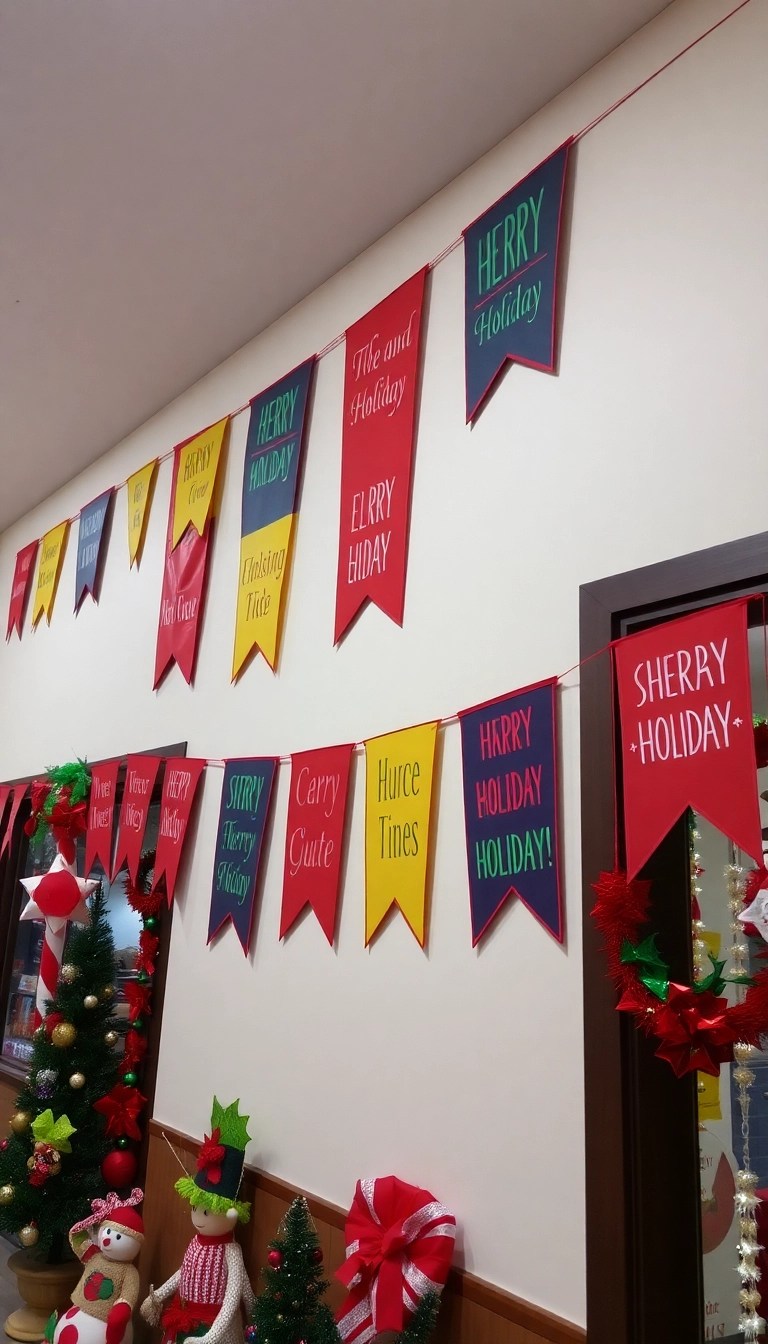 19 Stunning New Orleans Christmas Decor Ideas That Will Make Your Home Shine Bright! - 15. Southern-Inspired Holiday Banners