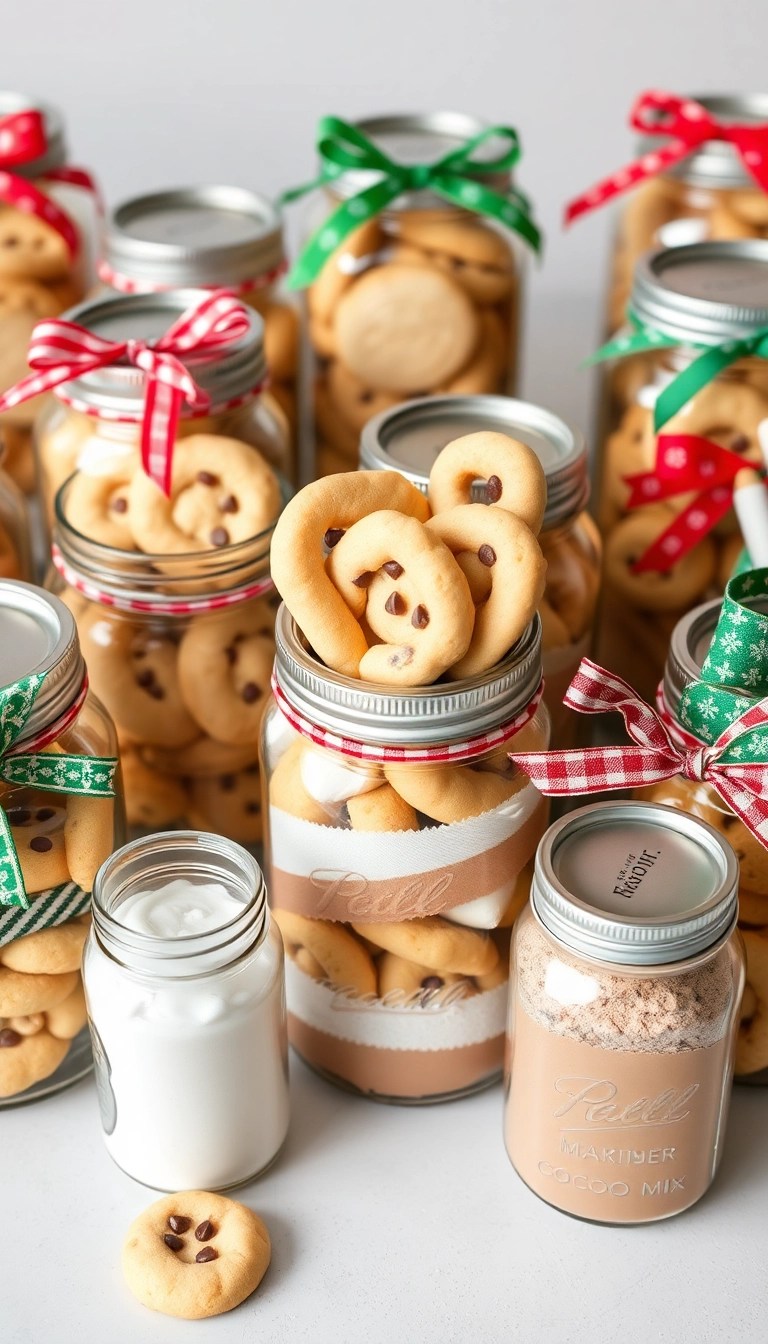 20 Easy DIY Christmas Decor Ideas That Will Wow Your Guests (And Save You Money!) - 14. Christmas Jar Gifts