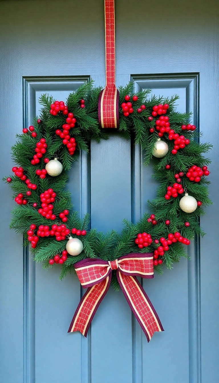 20 Easy DIY Christmas Decor Ideas That Will Wow Your Guests (And Save You Money!) - 2. DIY Christmas Wreath