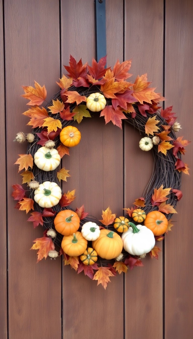 20 Maximalist Wreath Ideas That'll Make Your Front Door the Envy of the Neighborhood! - Harvest Bounty Wreath