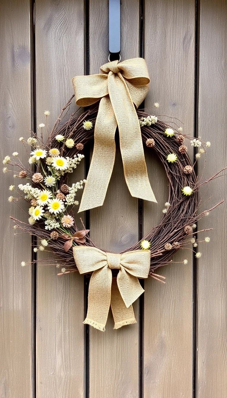 20 Maximalist Wreath Ideas That'll Make Your Front Door the Envy of the Neighborhood! - Rustic Charm Wreath