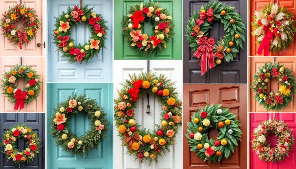 20 Maximalist Wreath Ideas That'll Make Your Front Door the Envy of the Neighborhood!