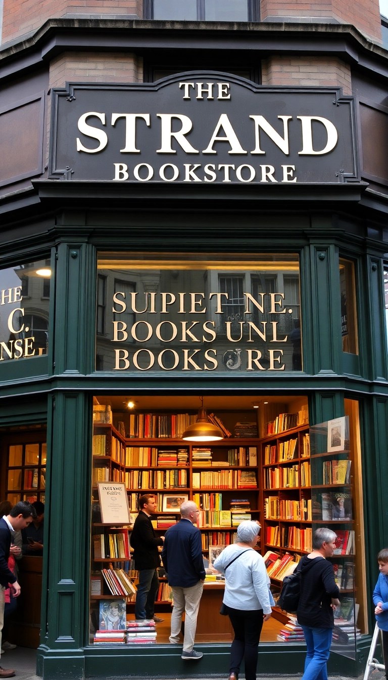 21 Must-Visit Spots for New York Christmas Shopping (Your Gift List Will Thank You!) - 4. The Strand Bookstore