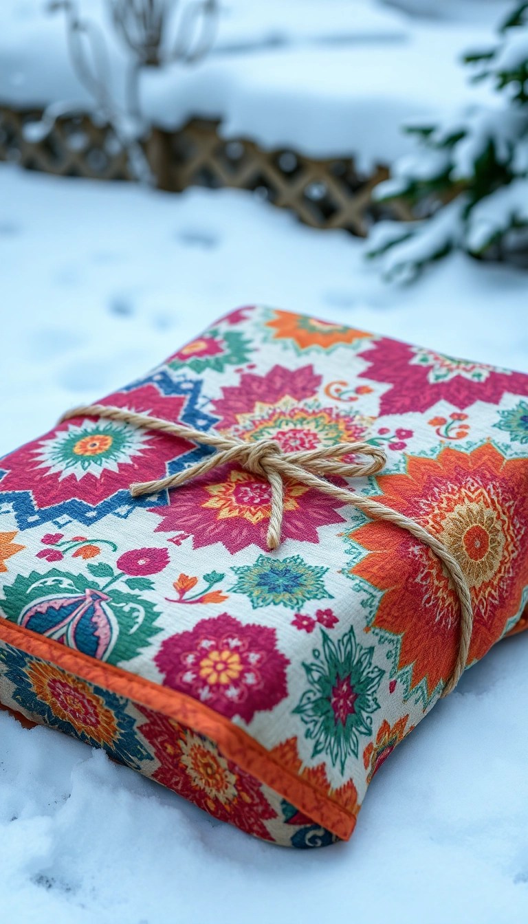 22 Vintage Gift Wrap Ideas That'll Make Your Presents Stand Out Under the Tree! - 17. Vintage Quilts as Wrapping