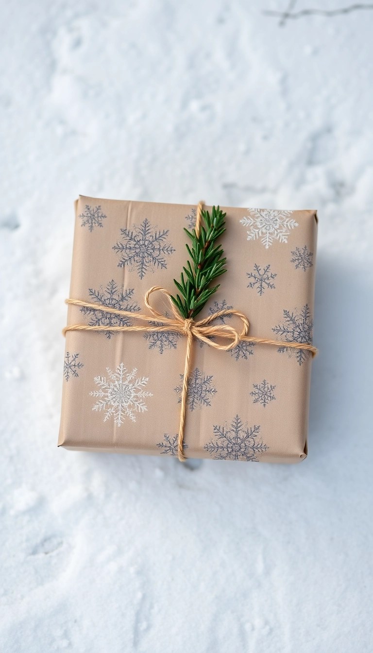 22 Vintage Gift Wrap Ideas That'll Make Your Presents Stand Out Under the Tree! - 9. Brown Paper with Hand-Drawn Designs