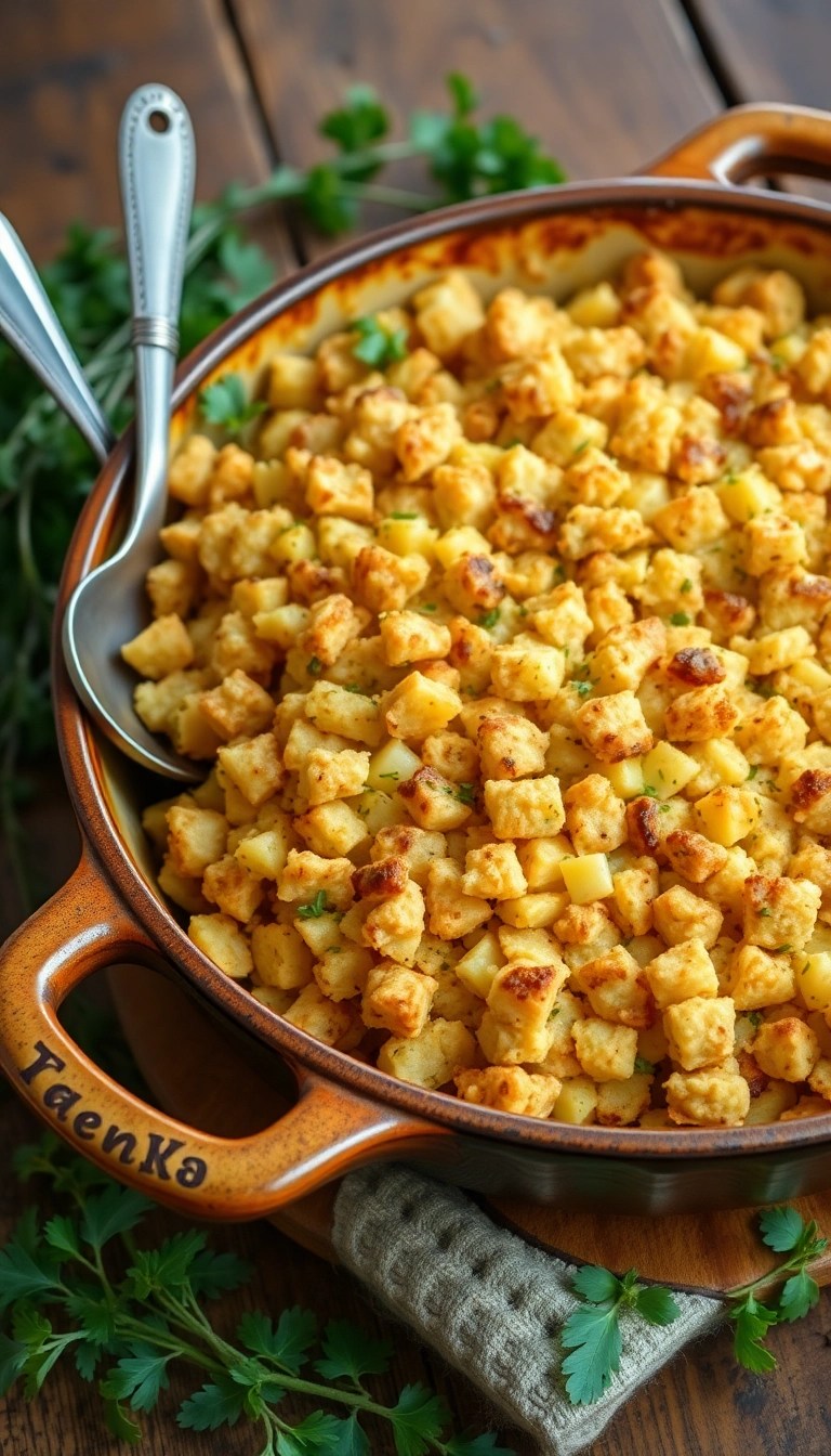 25 Classic Thanksgiving Sides You Simply Can't Skip This Year (Your Guests Will Thank You!) - 5. Stuffing (Dressing)