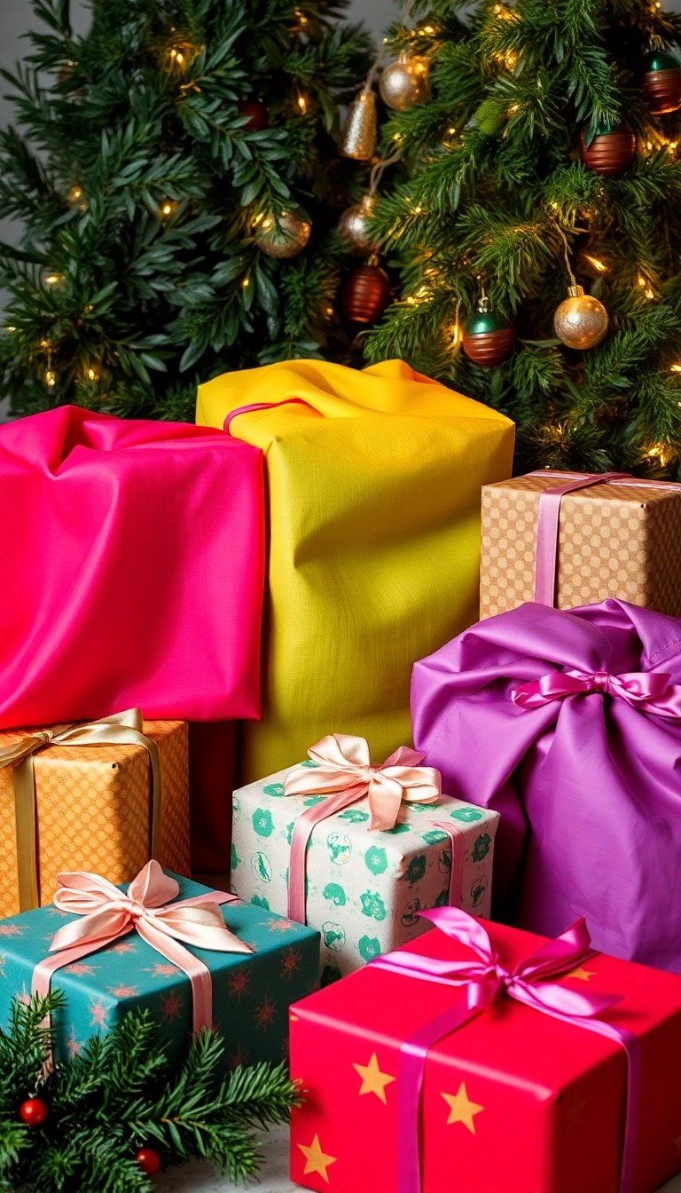 25 Creative Wrapping Paper Ideas That'll Leave Everyone Speechless (You Won't Believe #14!) - 1. Fabric Wraps