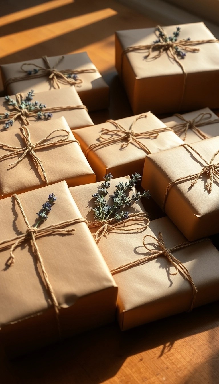 25 Creative Wrapping Paper Ideas That'll Leave Everyone Speechless (You Won't Believe #14!) - 2. Brown Paper Packages
