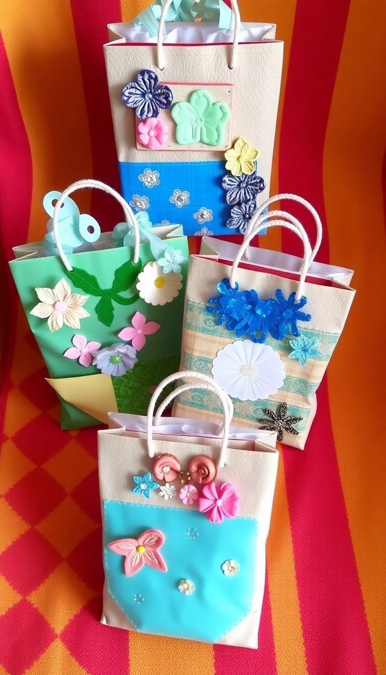 25 Creative Wrapping Paper Ideas That'll Leave Everyone Speechless (You Won't Believe #14!) - 8. Recycled Gift Bags