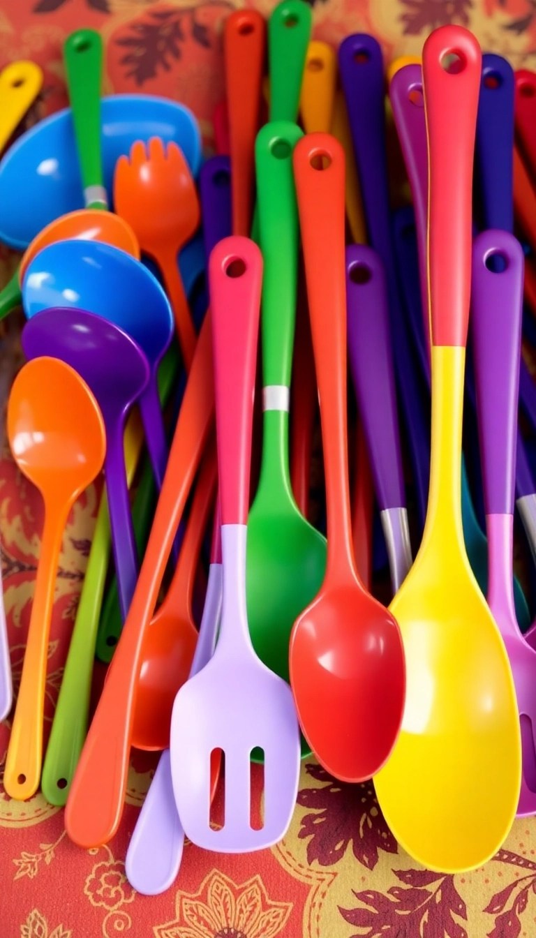 25 Maximalist Thanksgiving Decor Ideas That Will Leave Your Guests in Awe (You Won't Believe #18!) - 14. Playful Serving Utensils