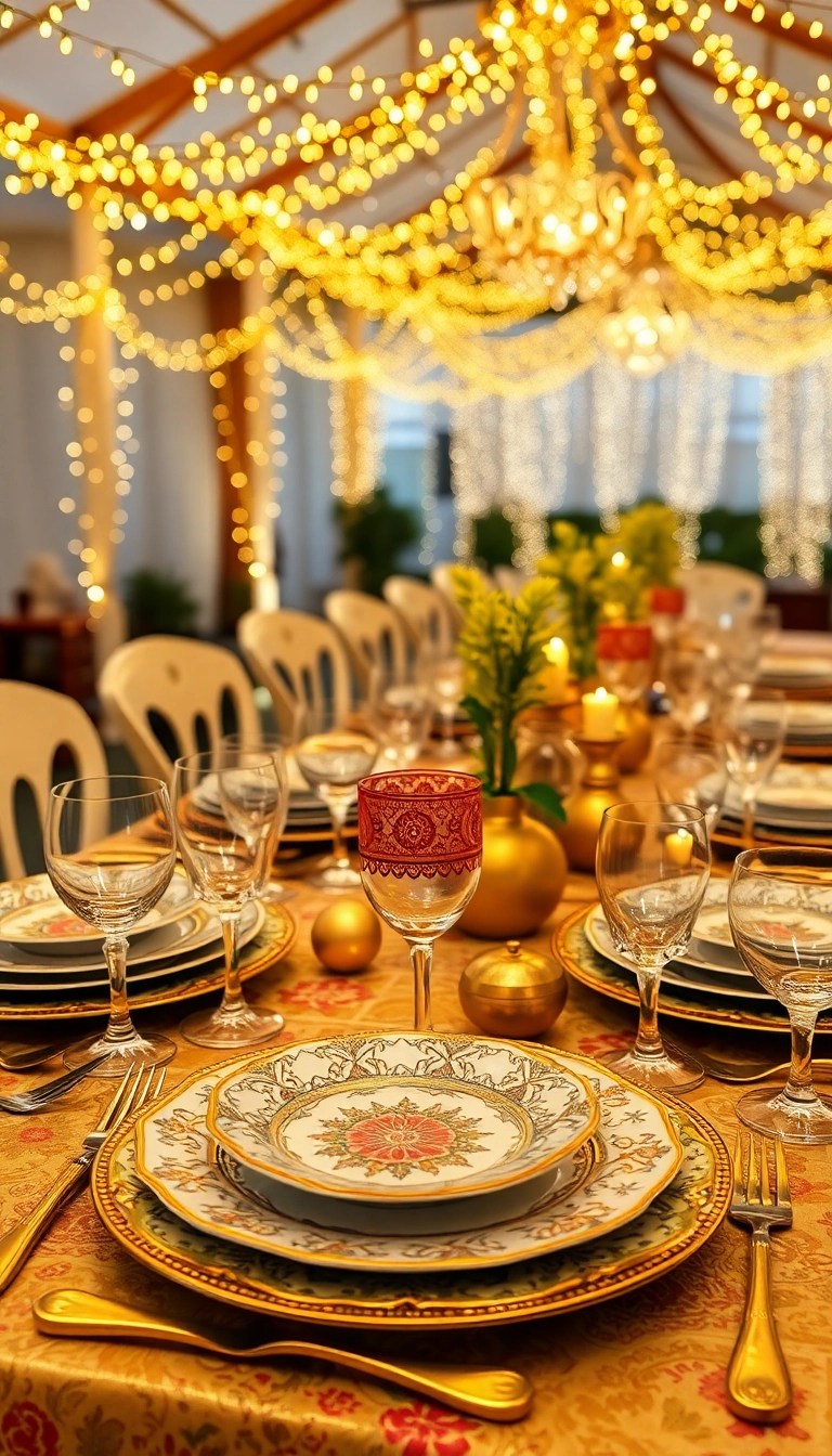 25 Maximalist Thanksgiving Decor Ideas That Will Leave Your Guests in Awe (You Won't Believe #18!) - 3. Over-the-Top Table Settings