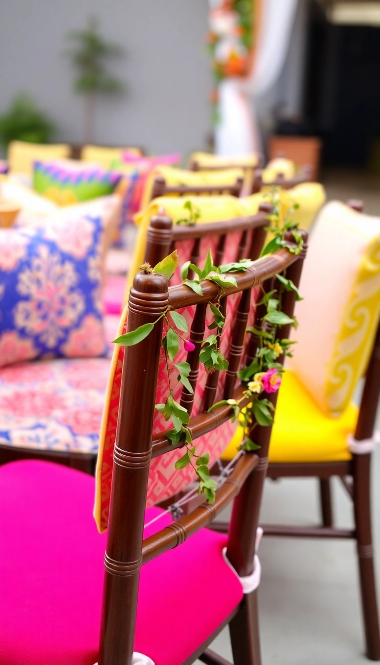 25 Maximalist Thanksgiving Decor Ideas That Will Leave Your Guests in Awe (You Won't Believe #18!) - 9. Charismatic Chair Decor