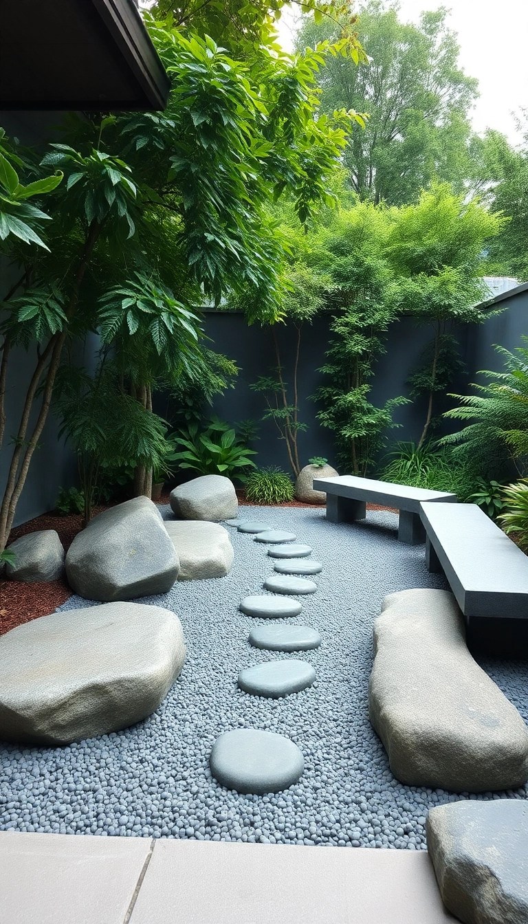 25 Stunning Patio Ideas That'll Make You Want to Host Every Weekend (You Won't Believe #12!) - 10. Zen Garden Retreat