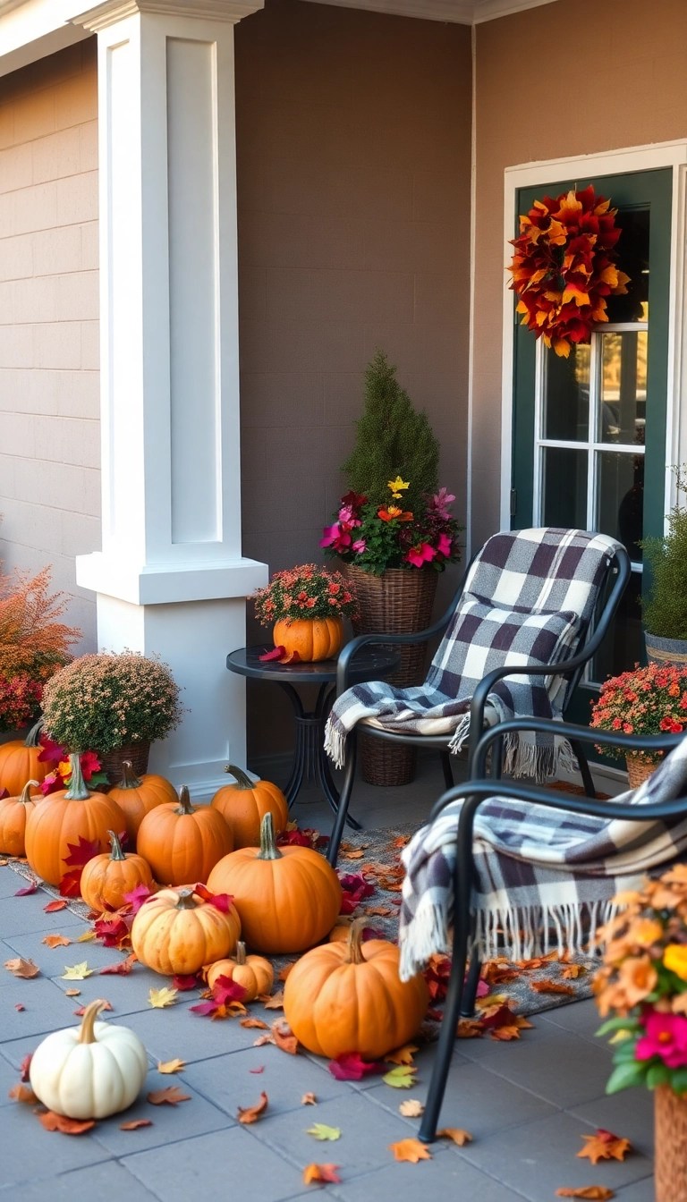 25 Stunning Patio Ideas That'll Make You Want to Host Every Weekend (You Won't Believe #12!) - 14. Seasonal Decor