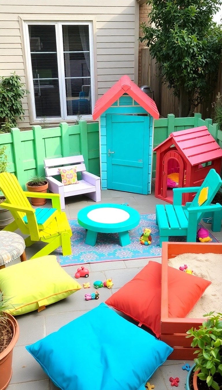 25 Stunning Patio Ideas That'll Make You Want to Host Every Weekend (You Won't Believe #12!) - 18. Kids' Play Zone