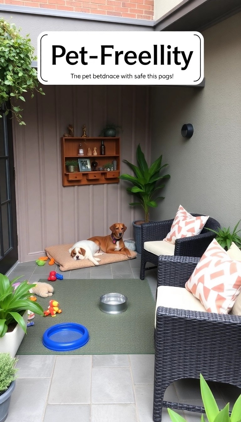 25 Stunning Patio Ideas That'll Make You Want to Host Every Weekend (You Won't Believe #12!) - 19. Pet-Friendly Paradise