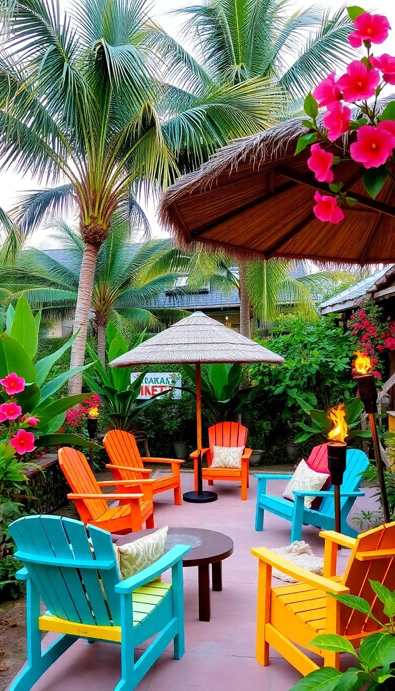 25 Stunning Patio Ideas That'll Make You Want to Host Every Weekend (You Won't Believe #12!) - 2. Tropical Paradise