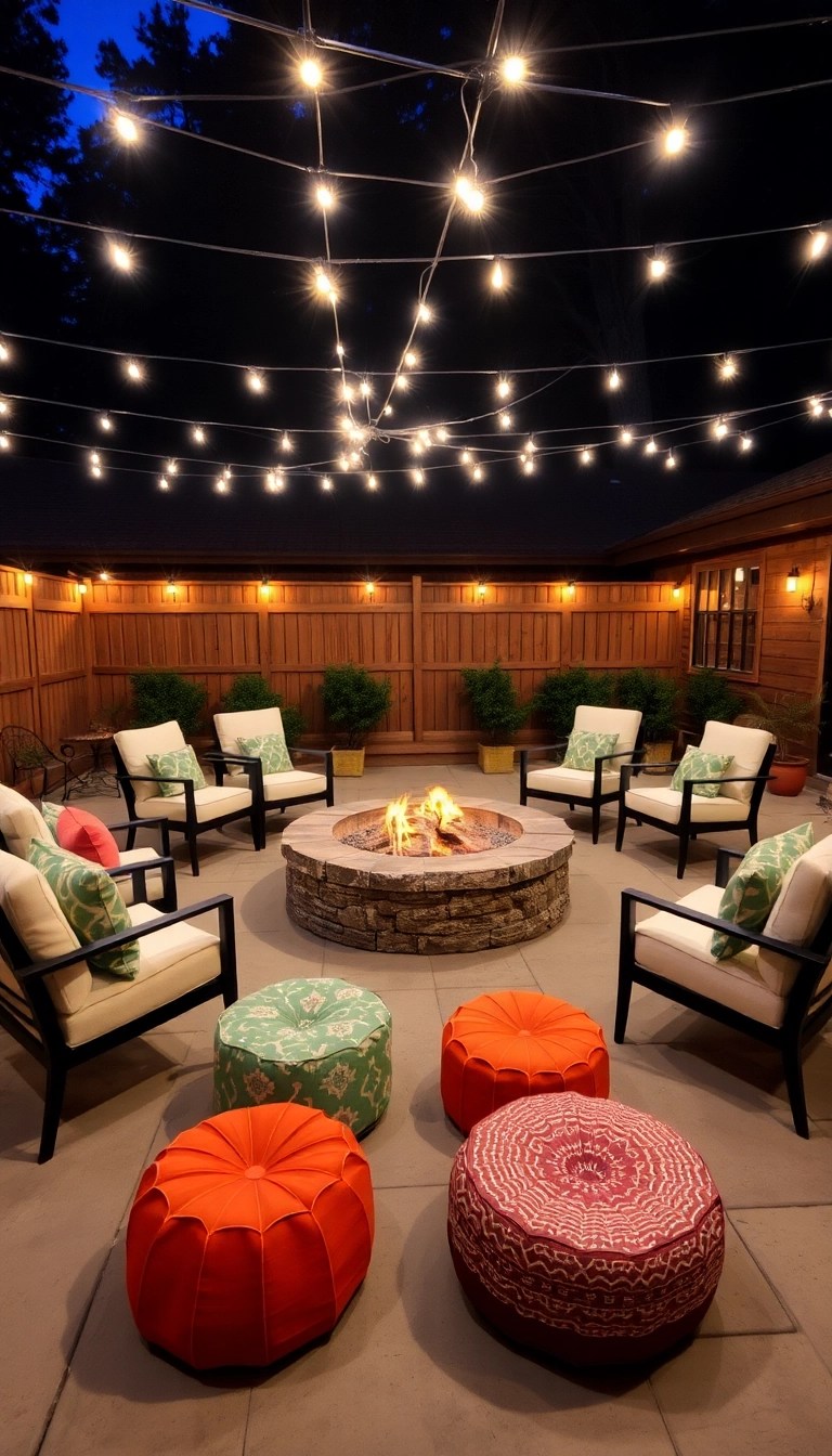 25 Stunning Patio Ideas That'll Make You Want to Host Every Weekend (You Won't Believe #12!) - 4. Cozy Fire Pit Retreat