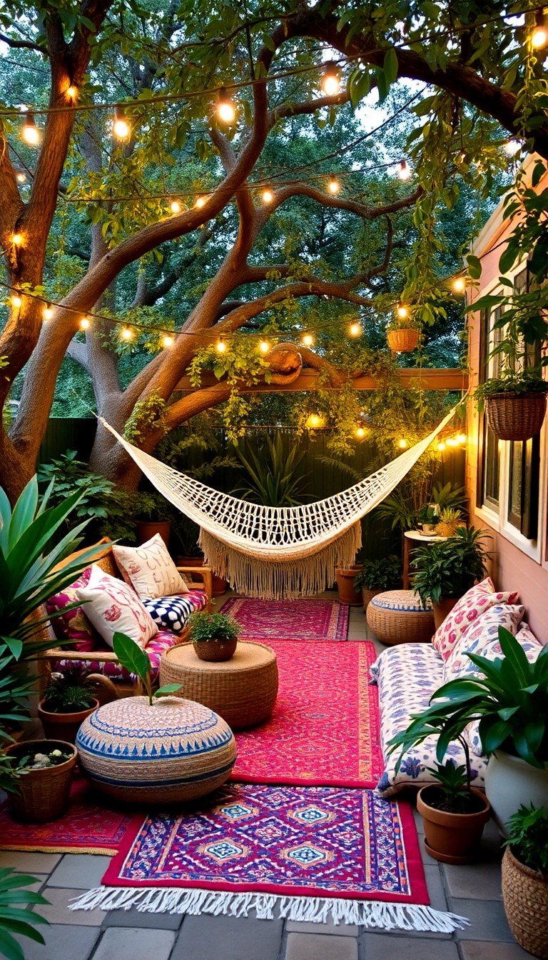 25 Stunning Patio Ideas That'll Make You Want to Host Every Weekend (You Won't Believe #12!) - 5. Bohemian Vibes