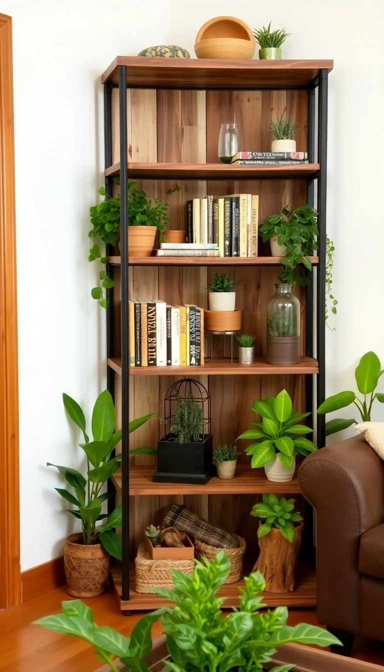 20 Creative Bookcases That'll Transform Your Space into an Art Gallery (You Won't Believe #5!) - 17. The Recycled Design