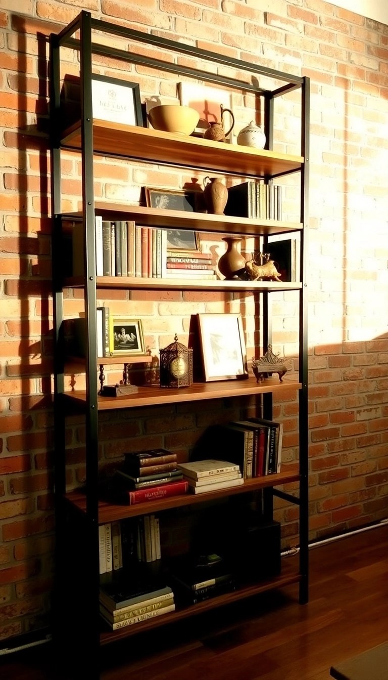 20 Creative Bookcases That'll Transform Your Space into an Art Gallery (You Won't Believe #5!) - 6. The Industrial Chic Bookcase